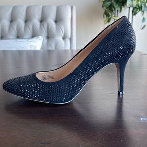 INC Black Sparkly Pumps - 7W